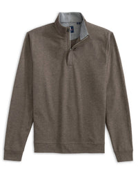 JOHNNIE-O Men's Rubin Bison Pullover Sweater in brown - men's sweater