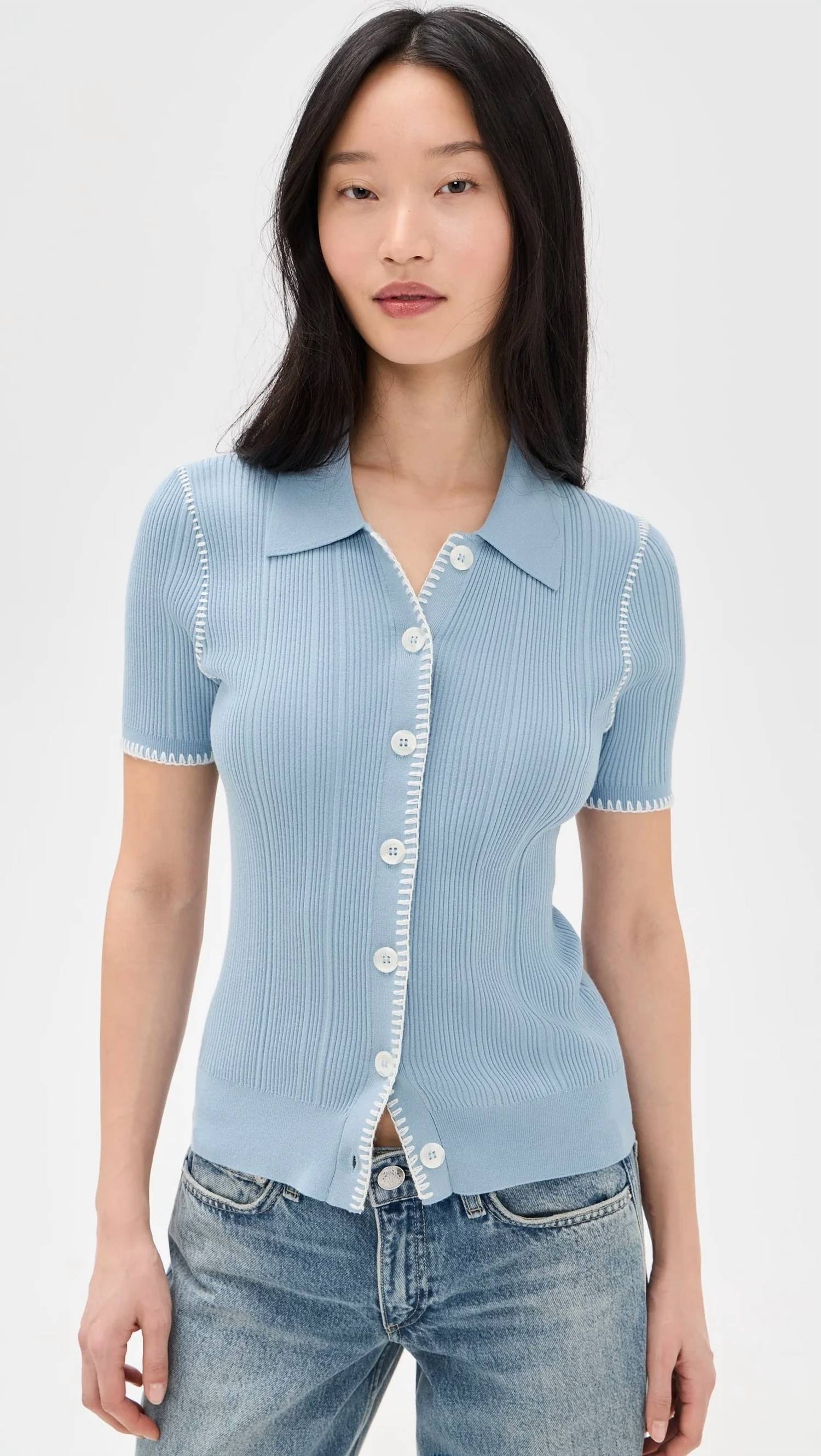 Rag & Bone - Harper Short Sleeve Cardigan