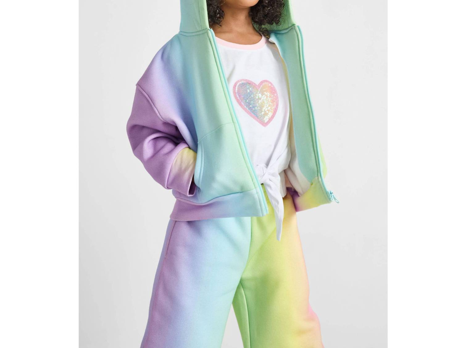Rebloomed Kids - Rainbow Zip-Up Hoodie