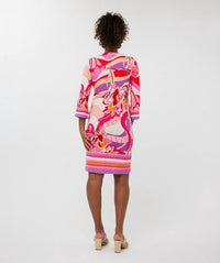 ESQUALO Ditte Beads Disco Hit Knee-length Dress in multicolor - women's dress - view 4