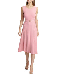 Elie Tahari - Summer Belted Fit & Flare Dress