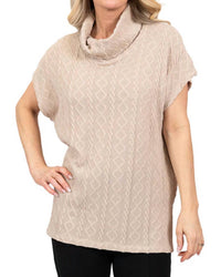 Scapa - Mockneck Textured Top