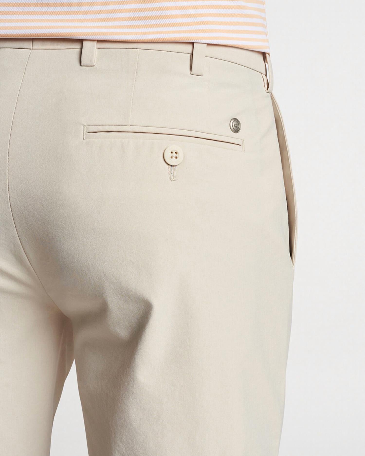 PETER MILLAR Surge Performance Short in british cream 1 - men's shorts - alternate view