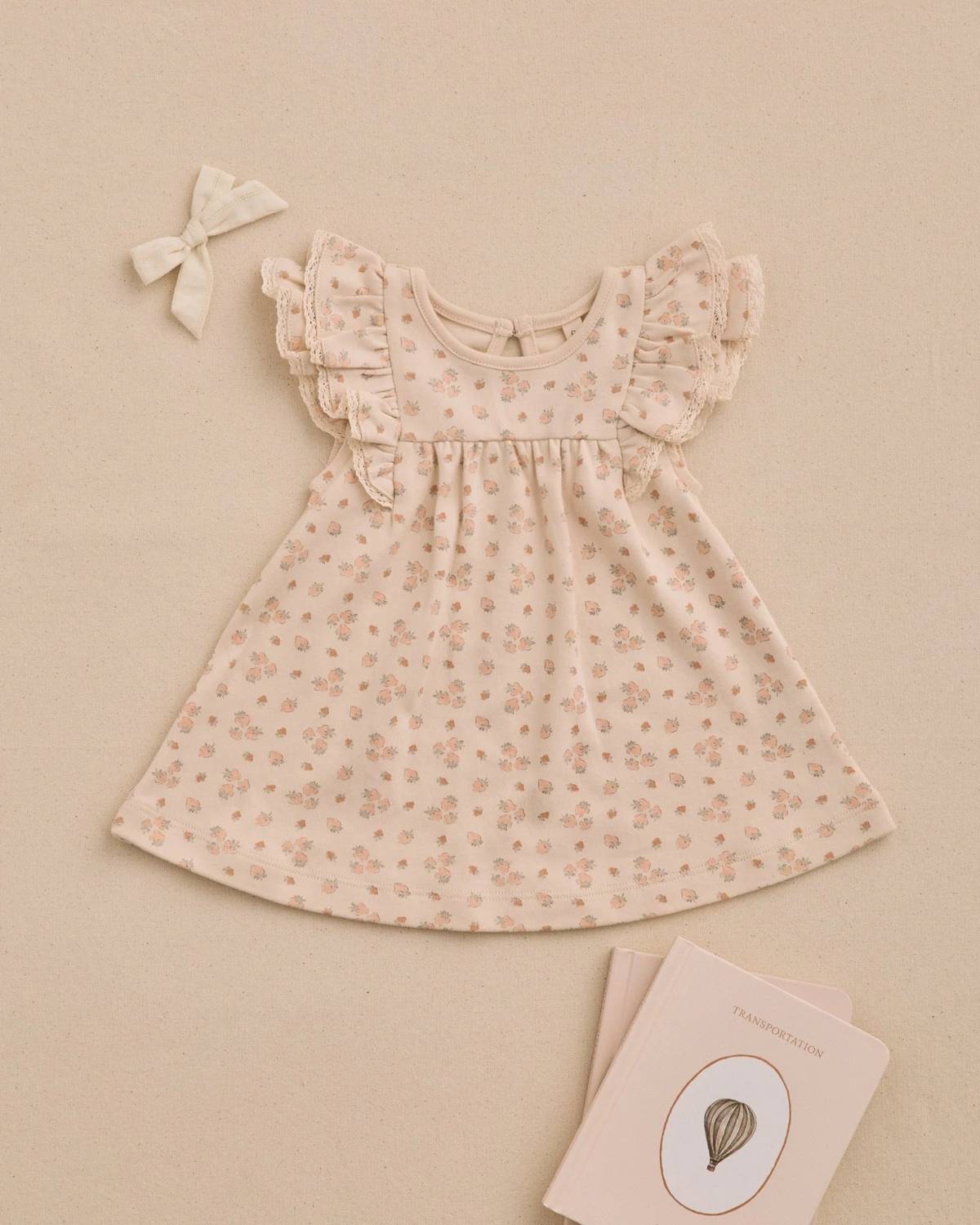 Quincy Mae - Girl's Flutter Dress
