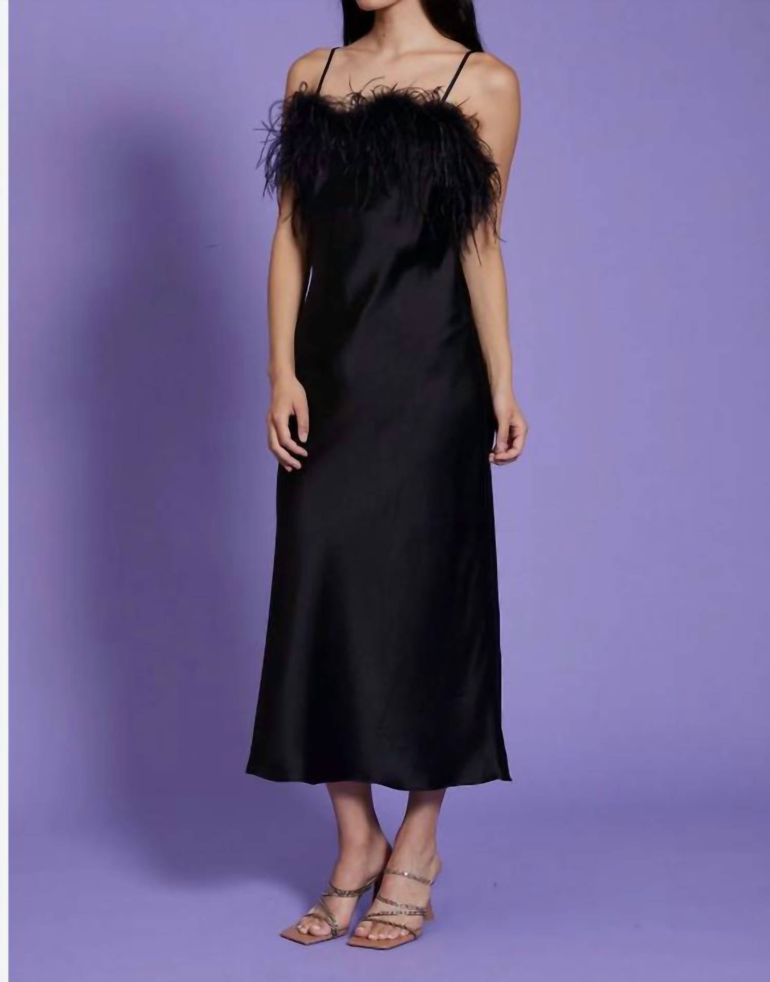 Lucy Paris - Flora Feather Dress