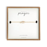 Demdaco - Women's Double Heart Prayer Bracelet