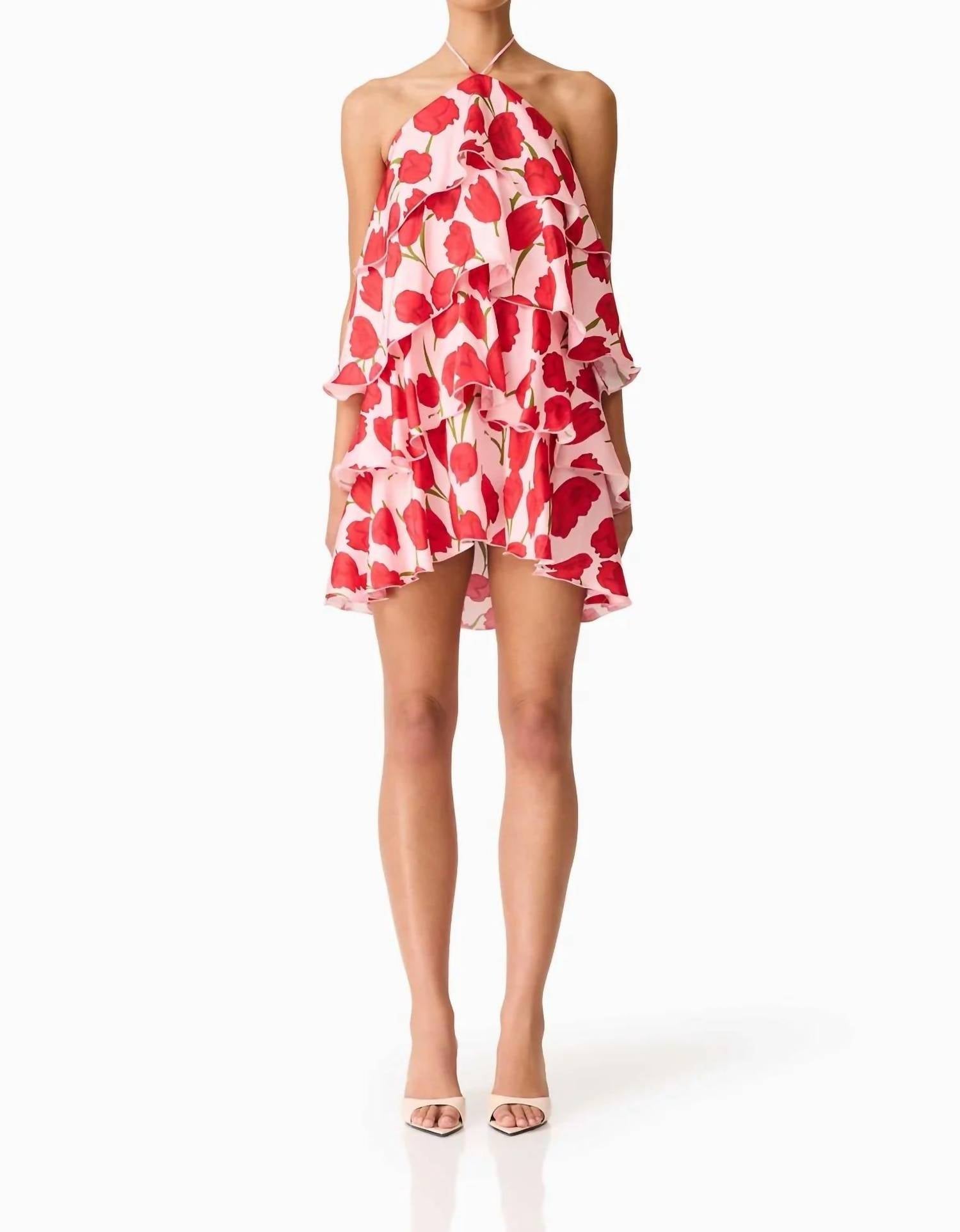 ELLIATT Melia Mini Dress in floral - women's dress