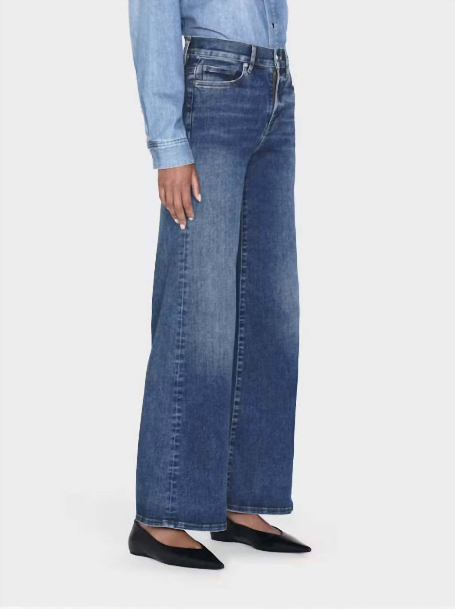 Frame - La Palazzo Crop High Rise Jeans