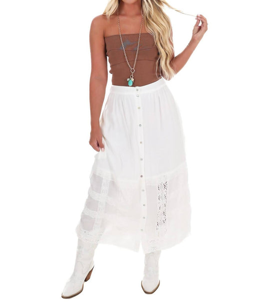 Illa Illa - Coastal Chic Lace Maxi Skirt