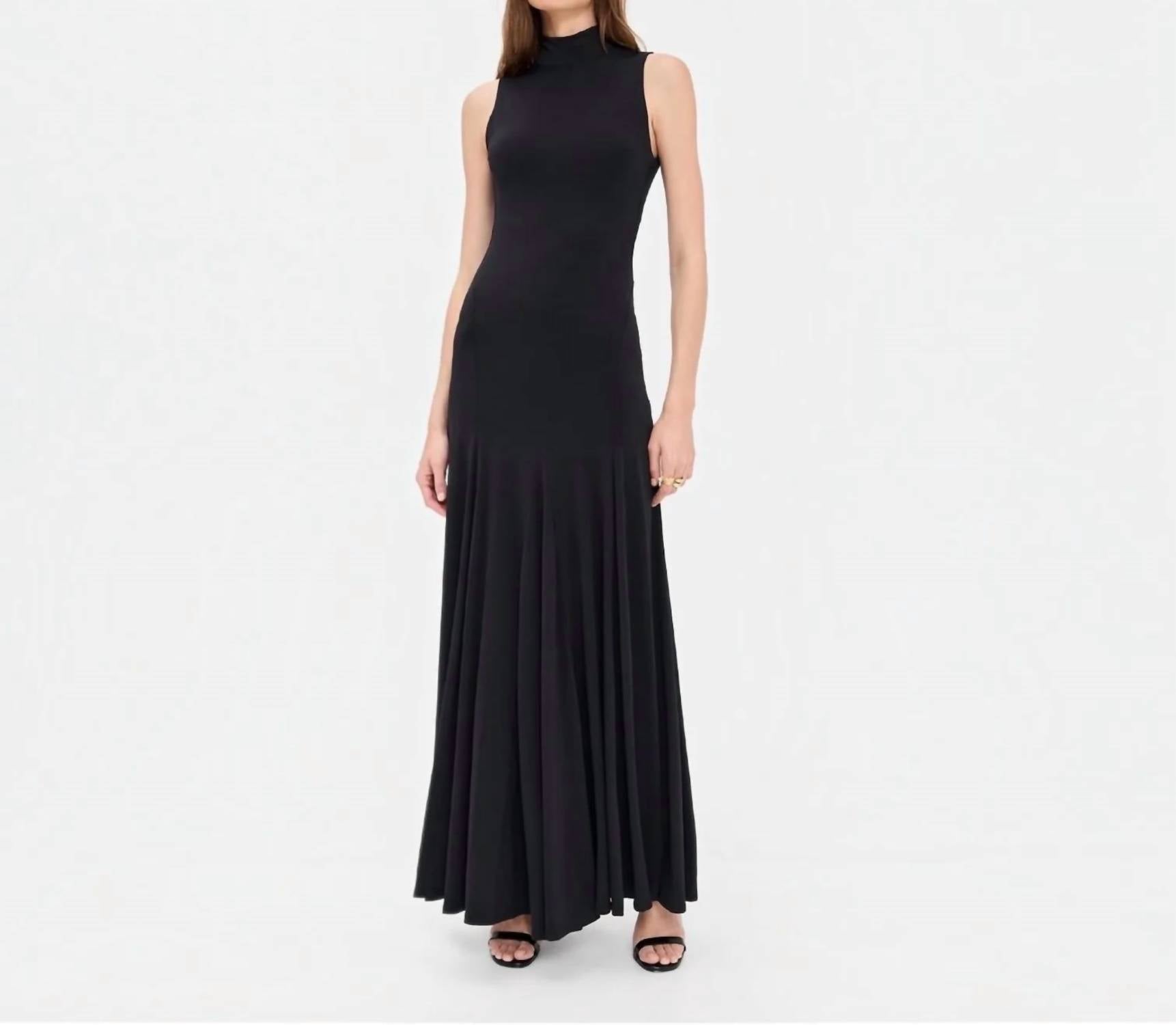 Alice + Olivia - Augusta Open Back Sleeveless Maxi Dress