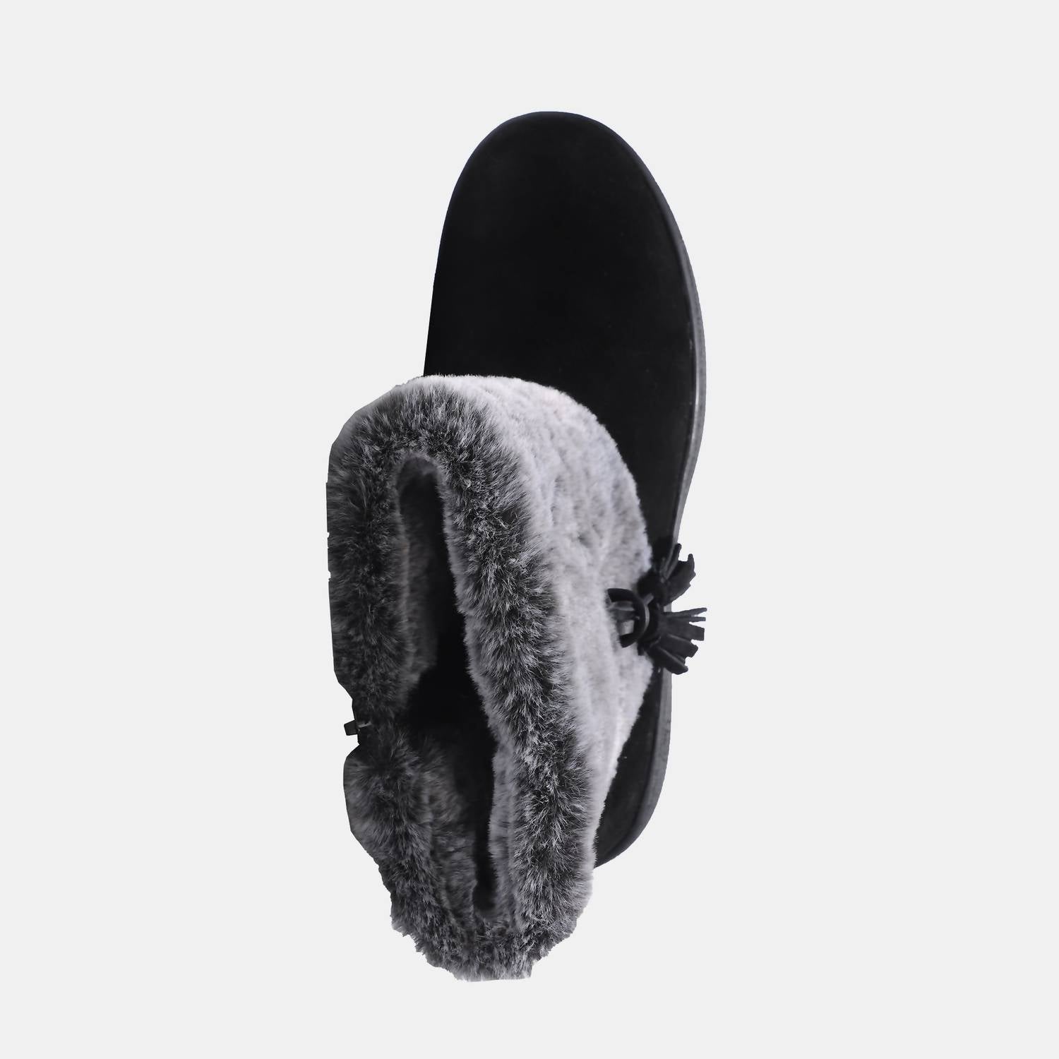 Lamo - Women's Dharma Suede And Fur Collared Boot