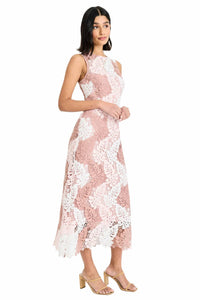 Maggy London - Sleeveless Lace Midi Dress