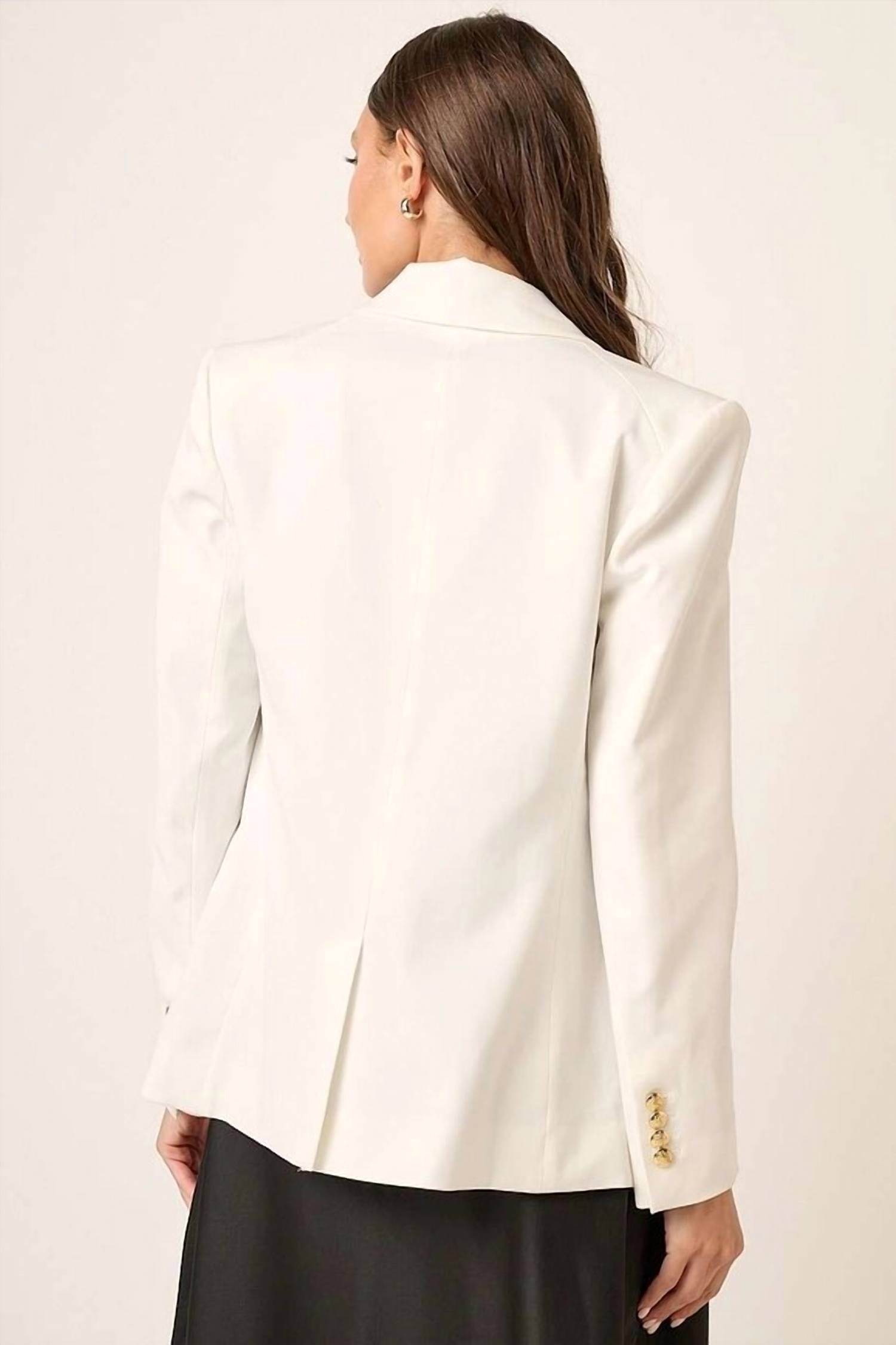Mittoshop - Buttons Woven Blazer