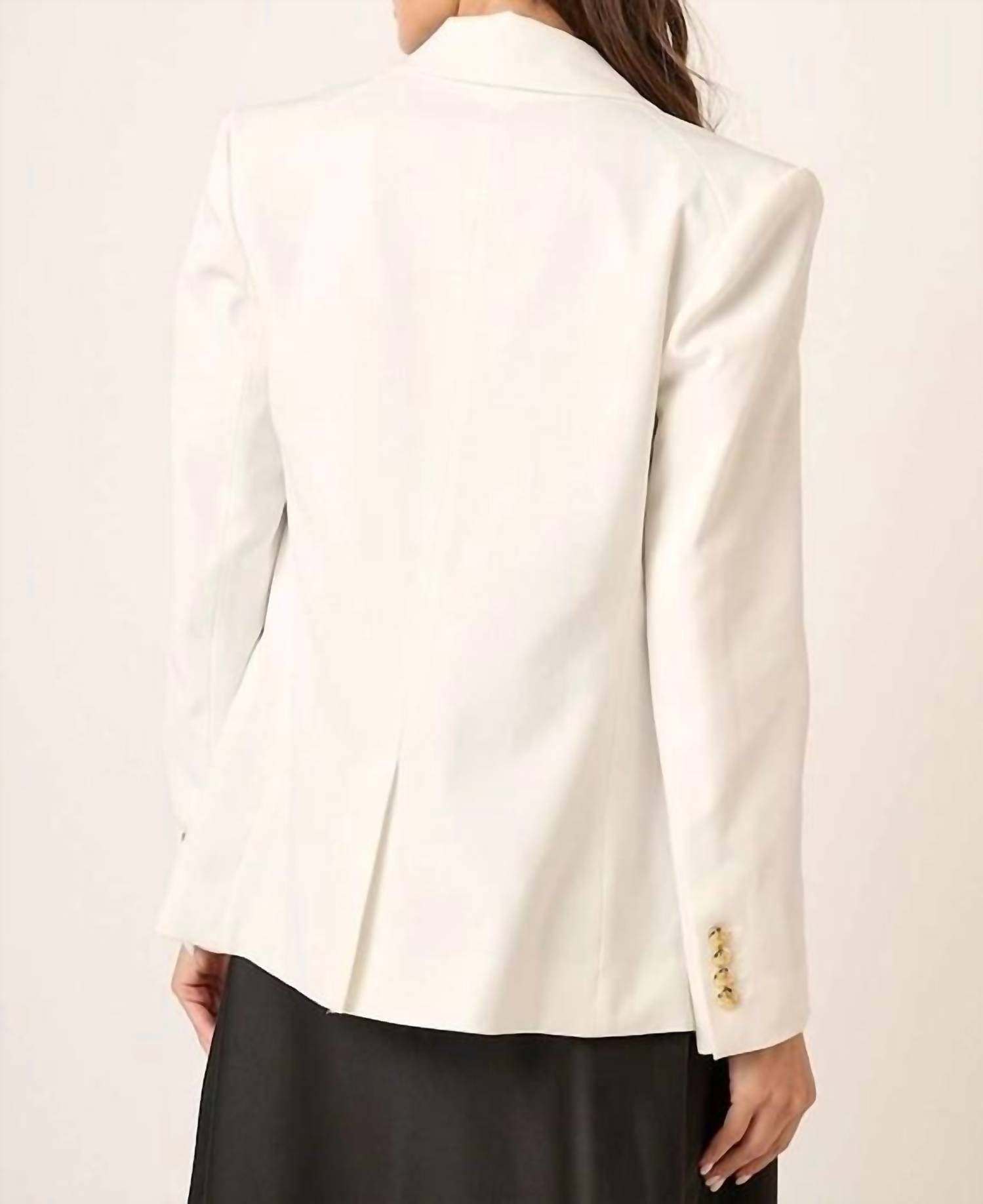 Mittoshop - Buttons Woven Blazer