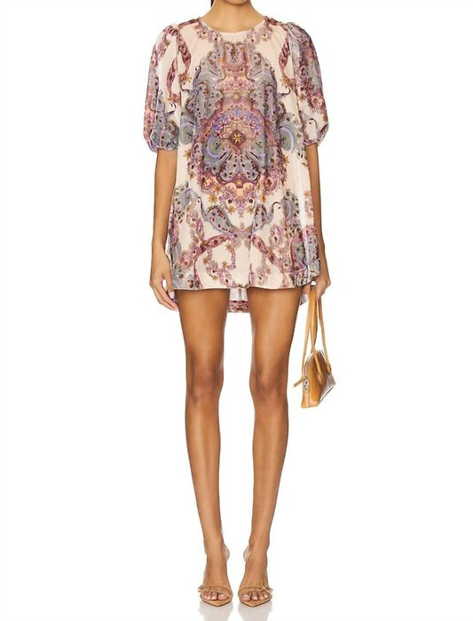 Free People - Maye Printed Velvet Tunic Dress