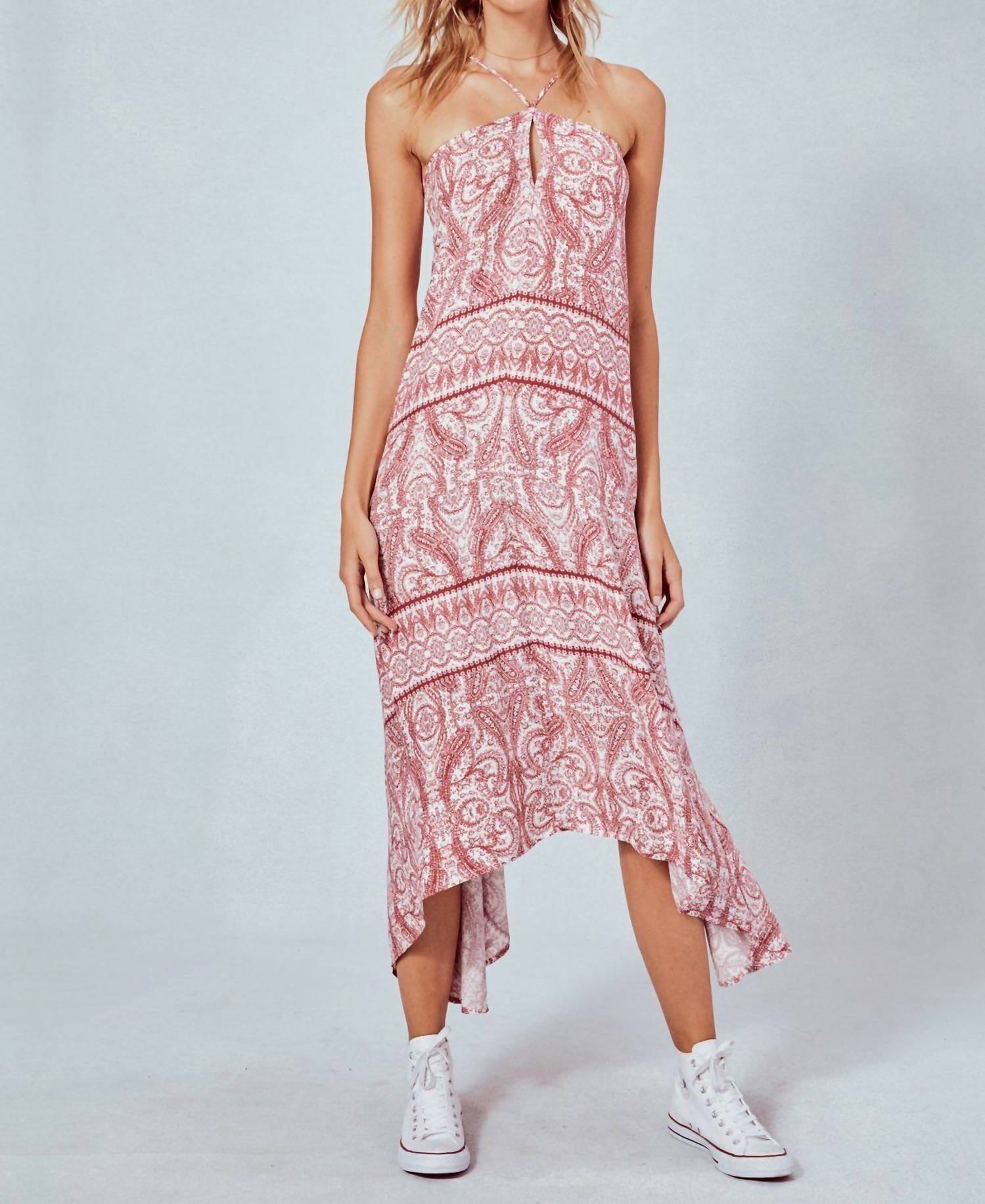 Lovestitch - Bluebell Halter Maxi Dress