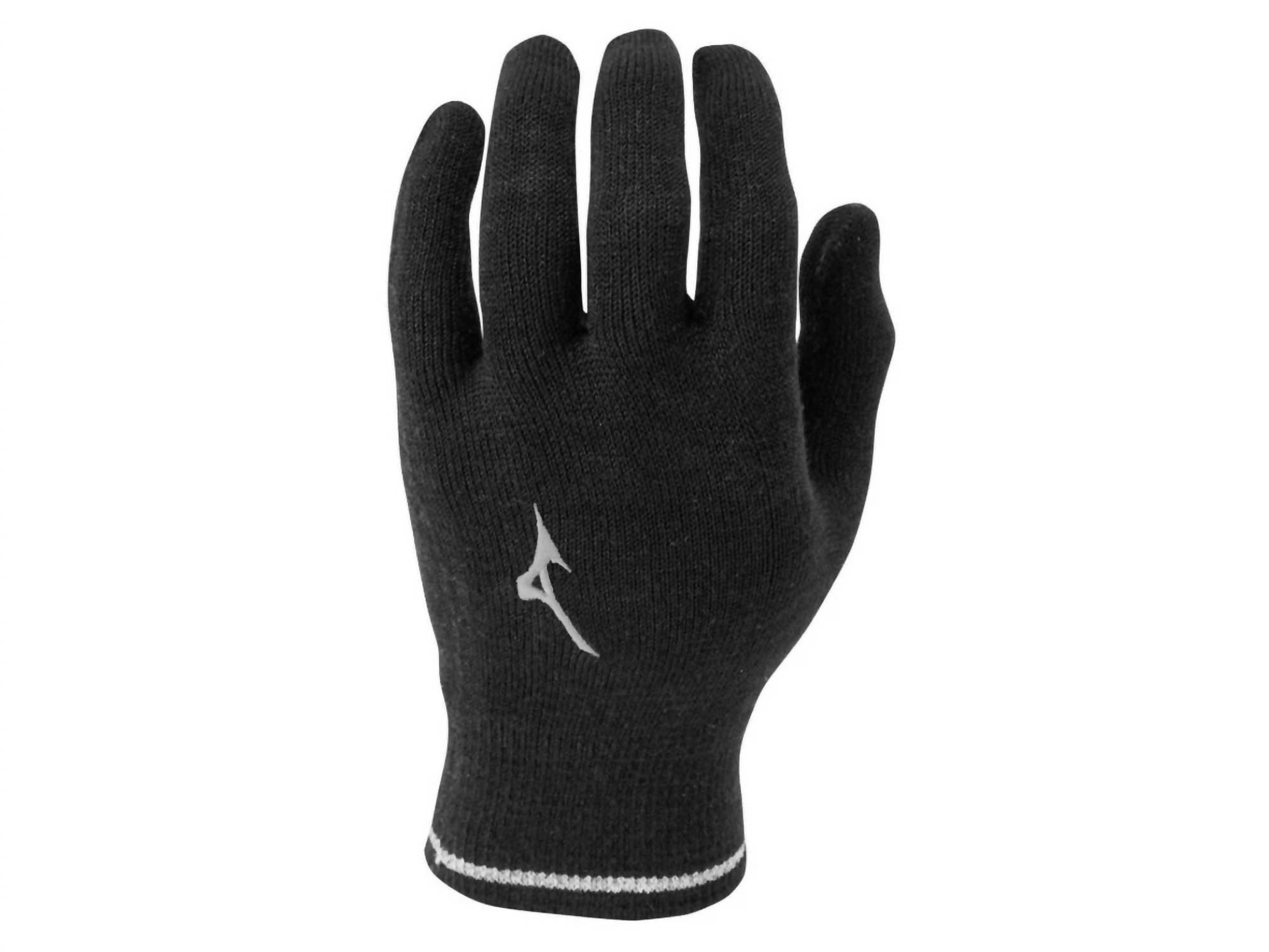 MIZUNO Breath Thermo Knit Glove -unisex in black - men's accessory