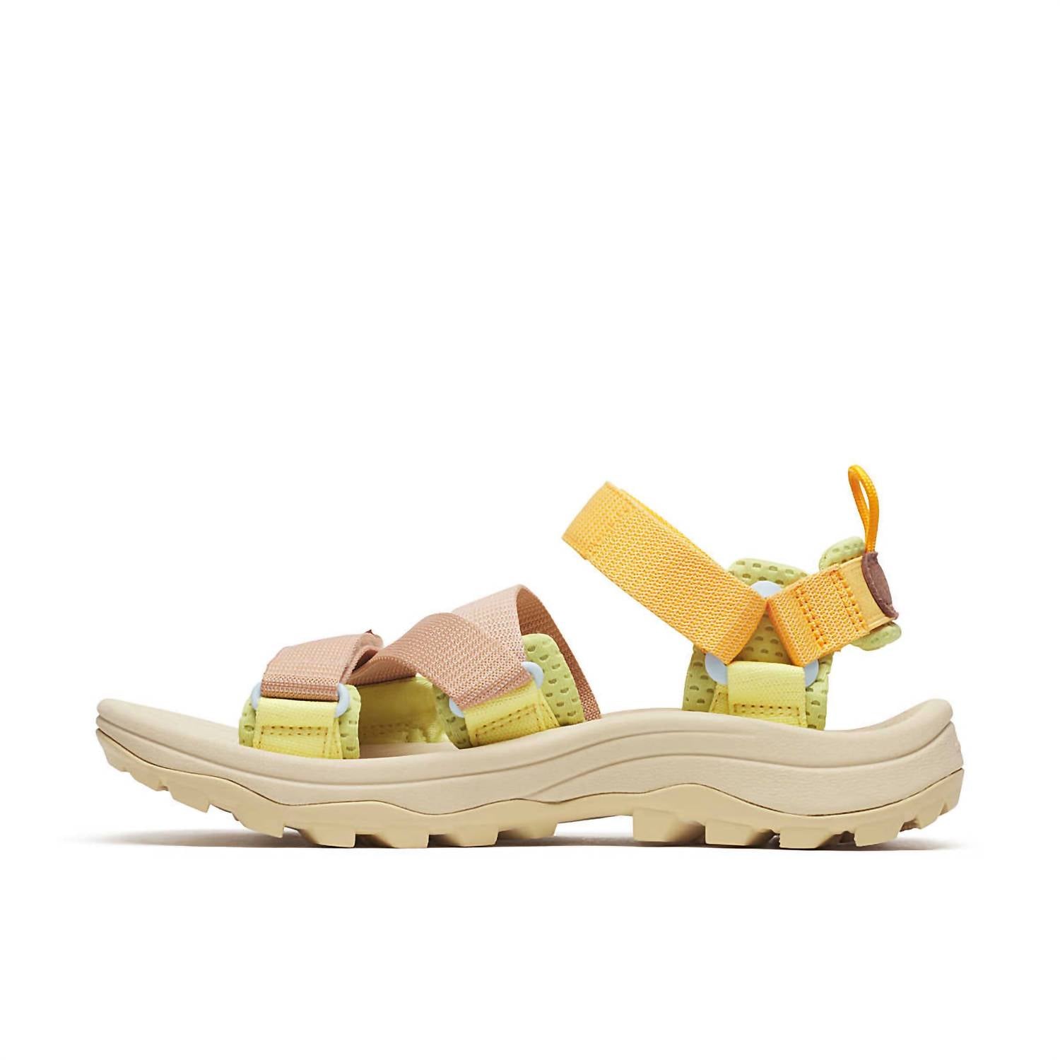 MERRELL Women's Speed Fusion Web Rmx Sandal in tanjelo rose orange - women's sandal - detail view