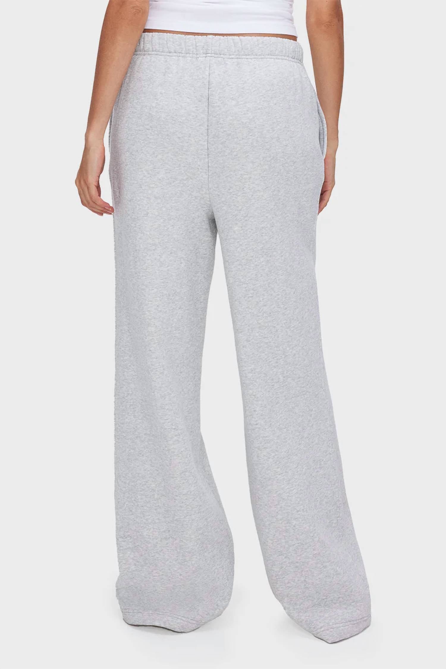 Good American - Brushed Fleece Wide Leg Pants