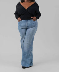 Bitte Kai Rand - Mullein Cotton Wrap Sweater - Plus Size