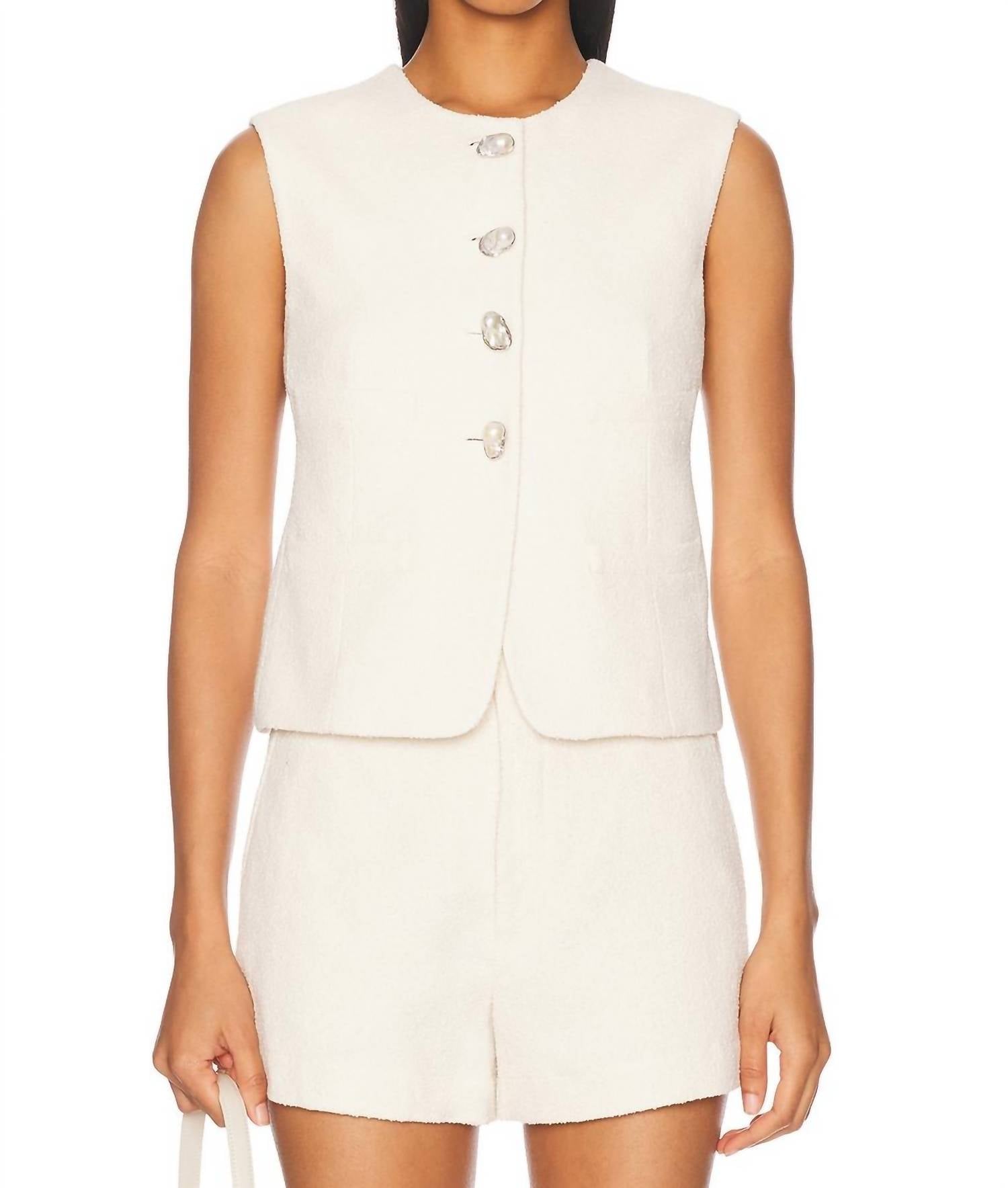 A.L.C. - Georgie Button Vest