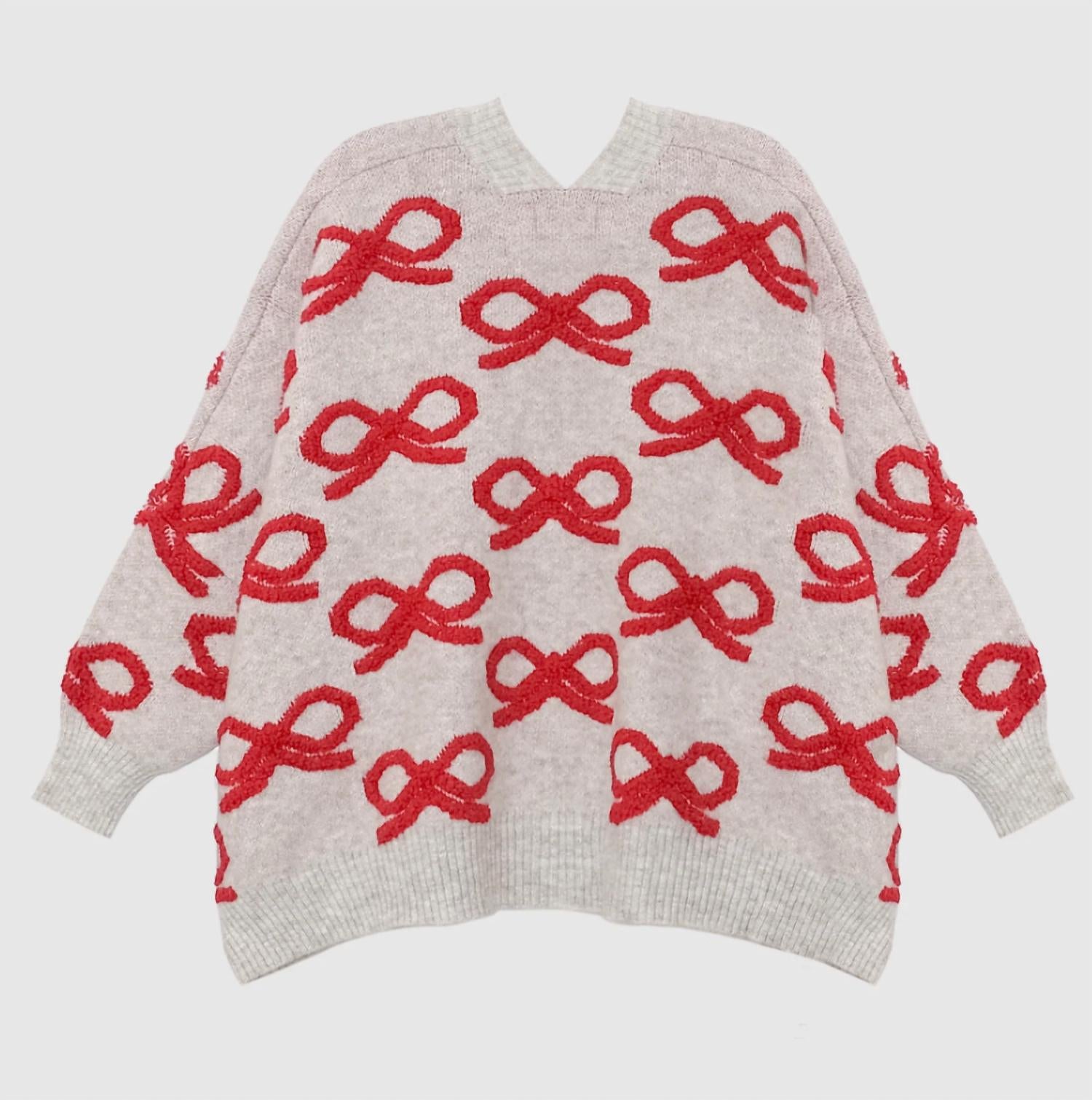 Bucketlist - Women's Bows & Bliss Cardigan