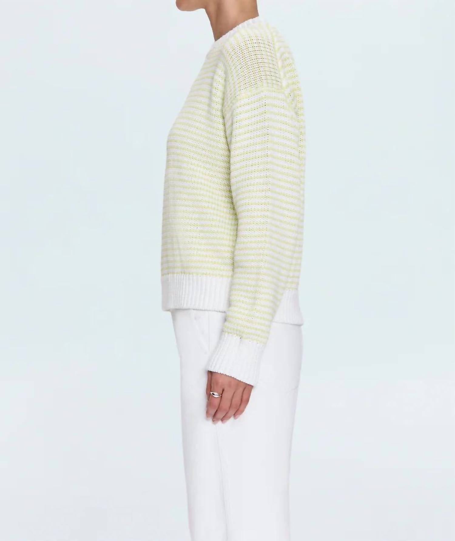 Pistola - Aura Stripe Crew Neck Sweater