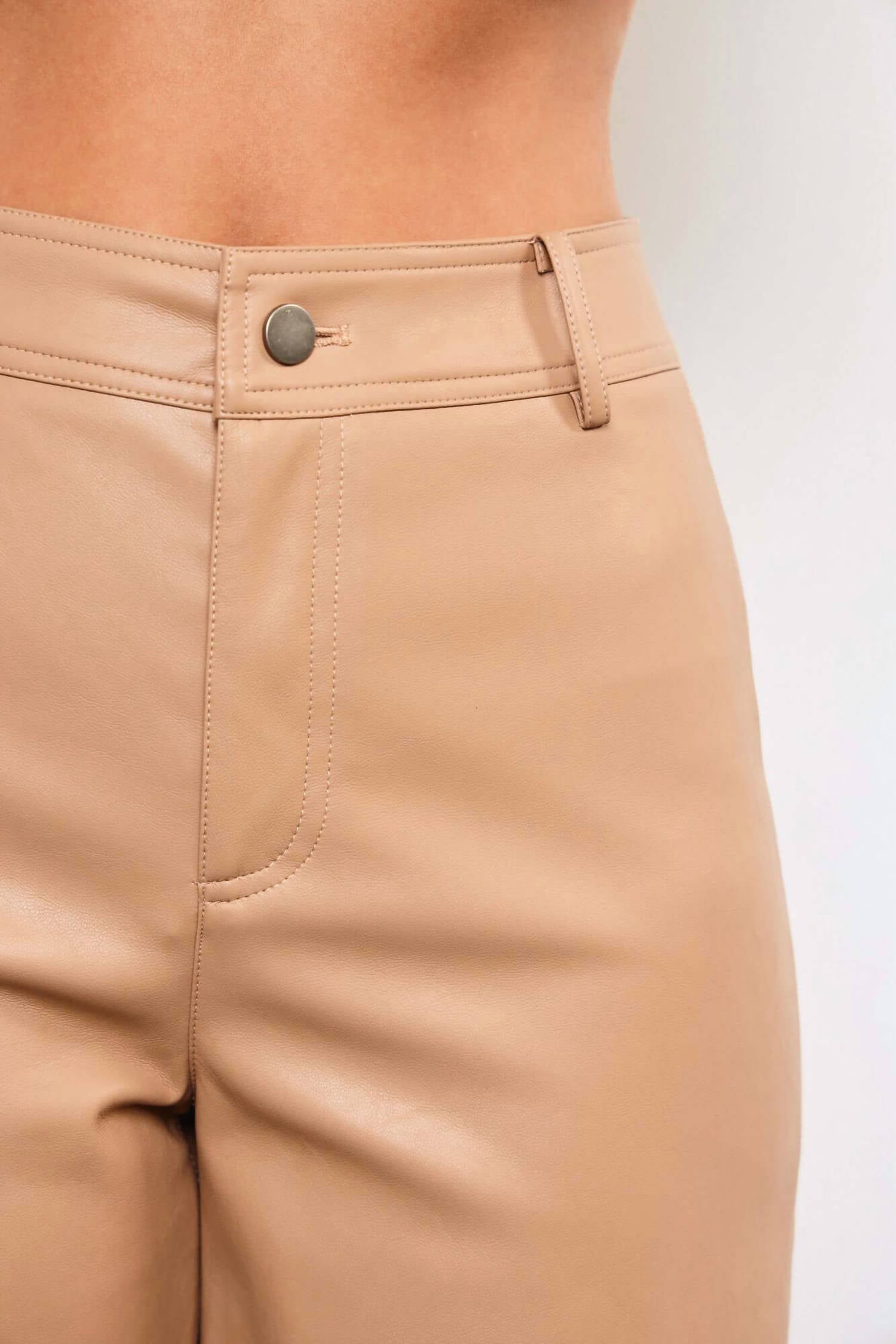 Mustard Seed - Paula High Waisted Leather Pants