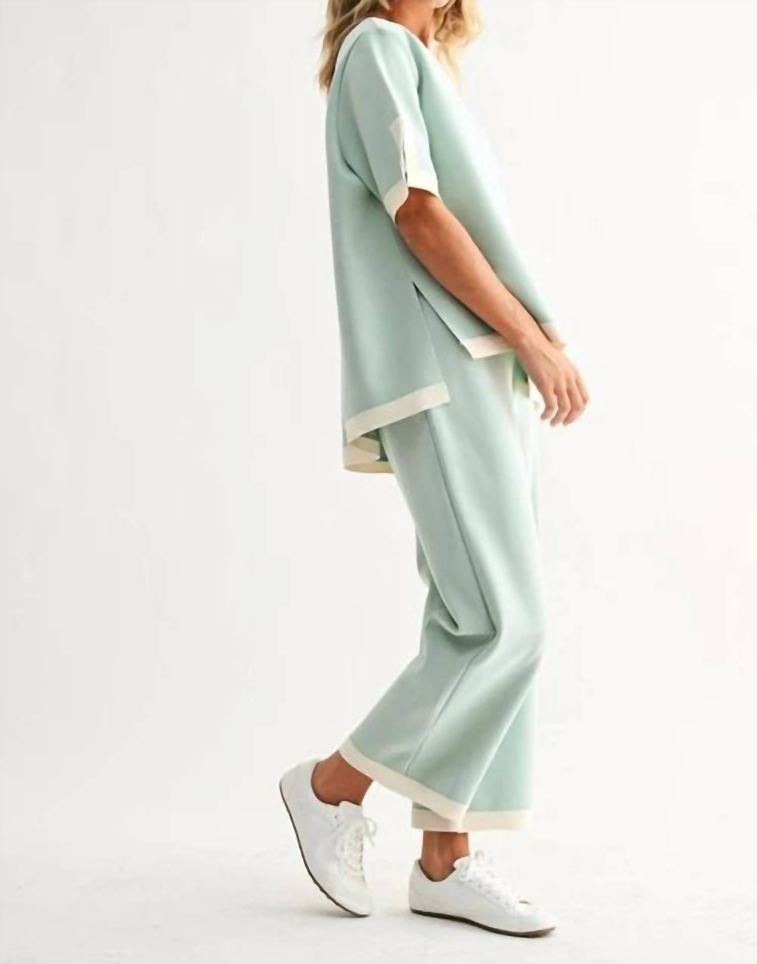 Joh - KAYA CREPE KNIT TOP AND KIARA PANT SET