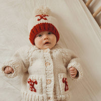 Huggalugs - Candy Cane Cardigan Sweater