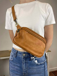 Joy Susan - Women's Kylie Double Zip Sling Belt Bag