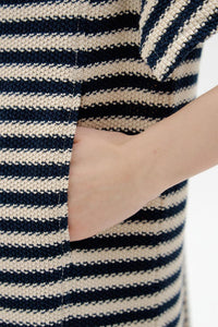 SICILIA SHORT SLEEVE TIE BACK DRESS