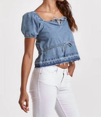 Dear John Denim - Mia Cinched Chambray Top