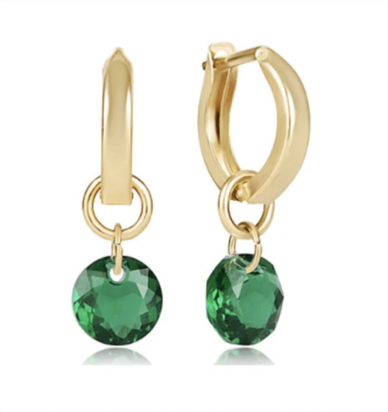 Enewton - Women's Huggie Reflection Small Charm Hoop Earrings