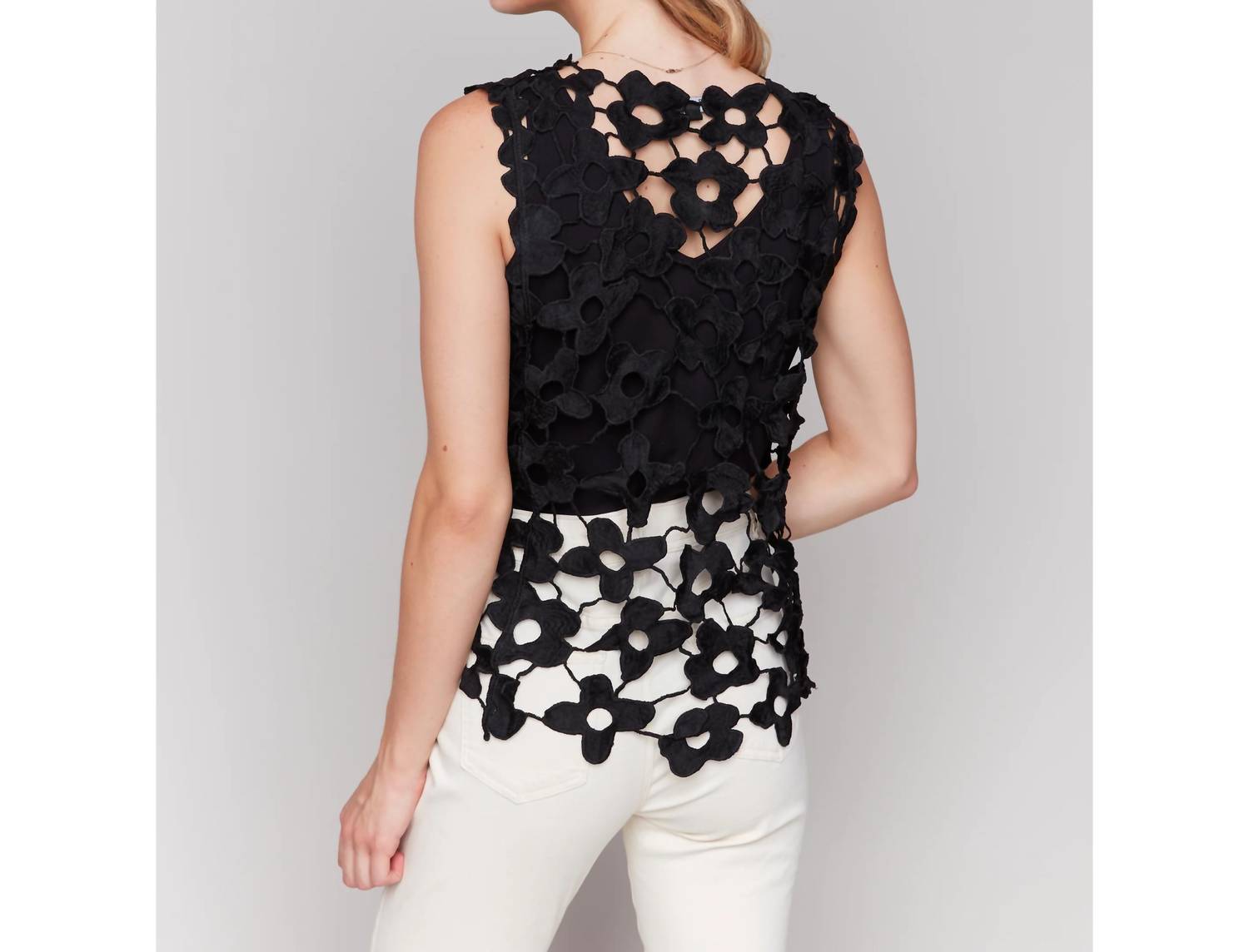 Charlie B - Open Crochet Top