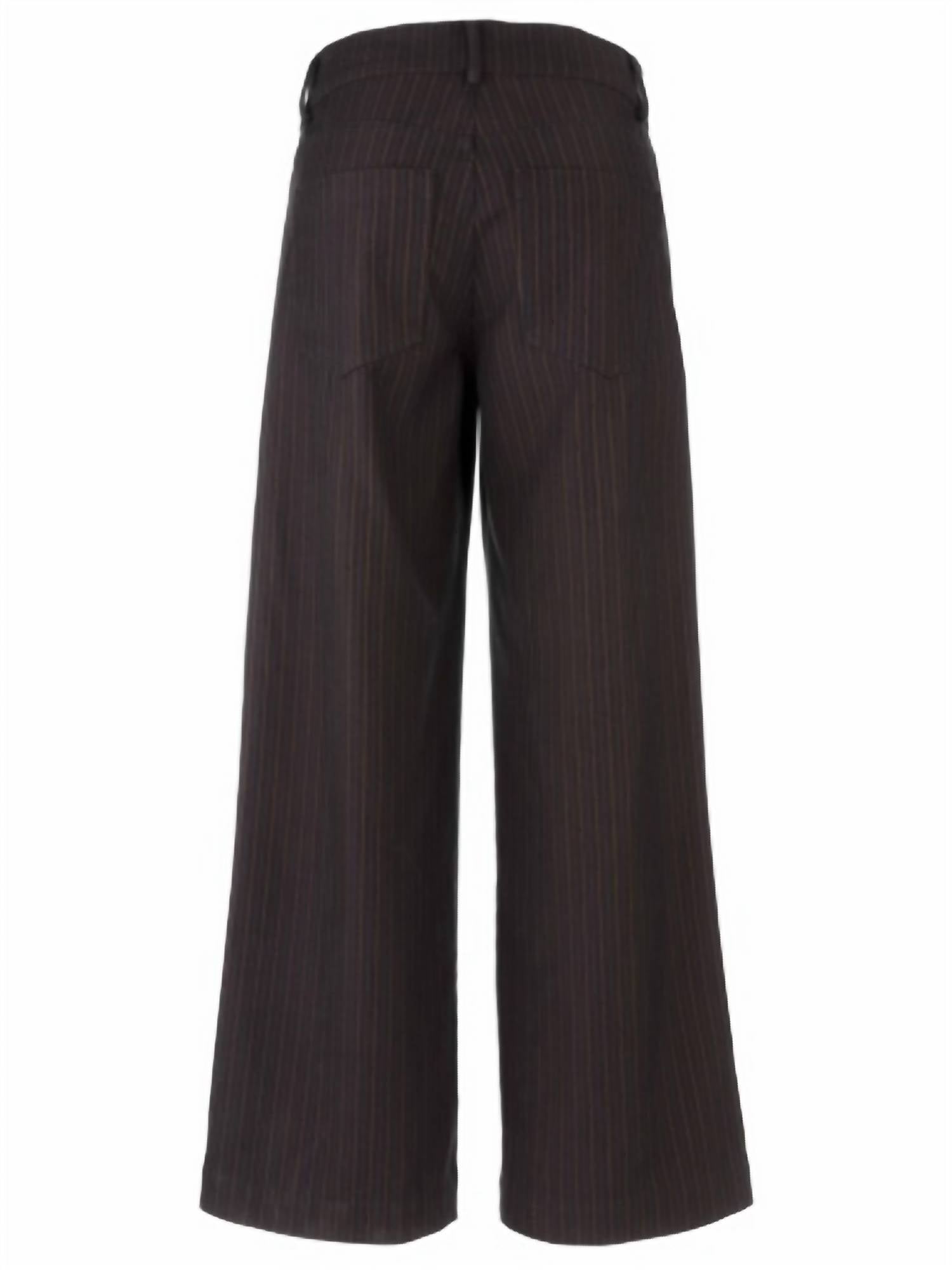KUT FROM THE KLOTH Charlotte High Rise Wide Leg Pant in chocolate - women's pants - view 5