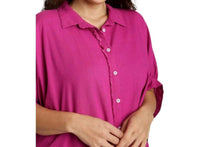 Umgee - With Out Your Love Button Front Top - Plus Size