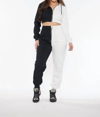 Circular Path - Two Tone Sweatpants