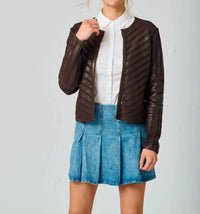 Mauritius - Tila Leather Jacket
