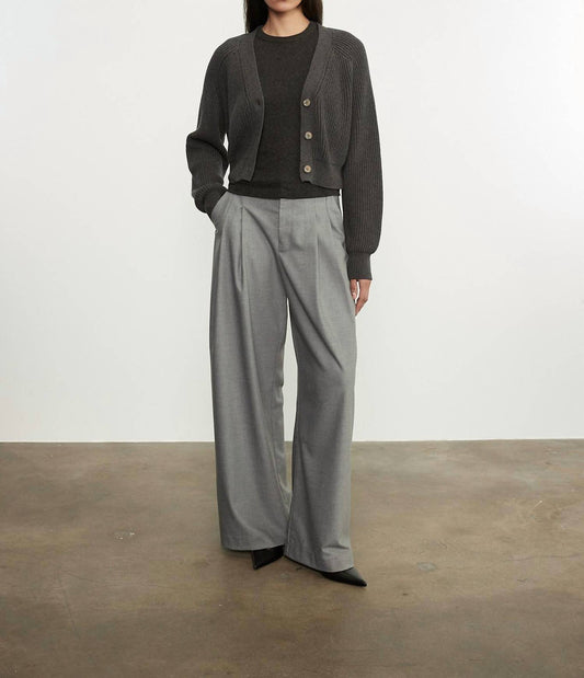 Enza Costa - CHUNKY COTTON CASHMERE CARDIGAN