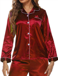Wholesalesir - Button Up Pajamas For Long Sleeve Soft Set