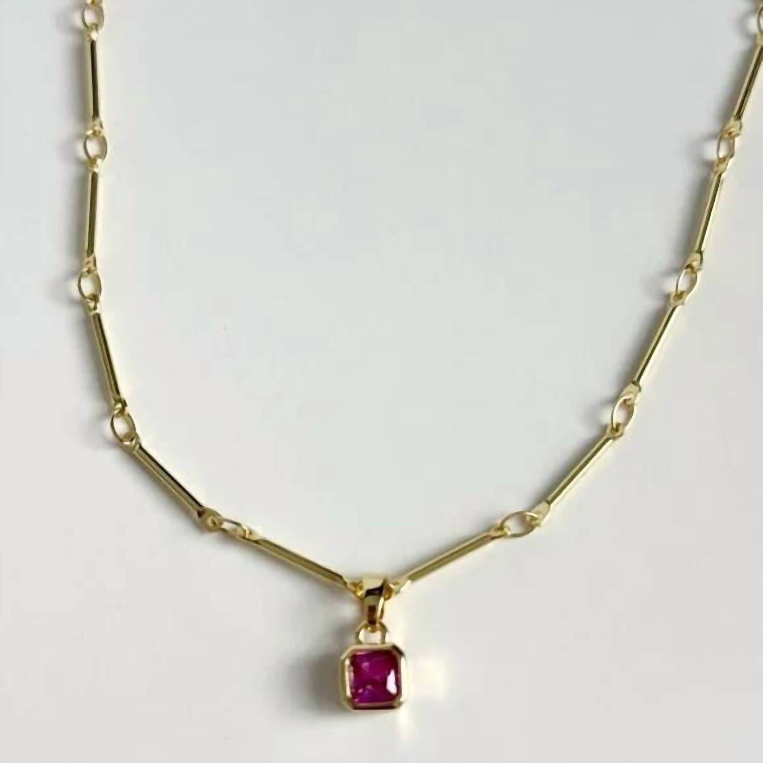 Tramps+Thieves - Women's Danni Ruby Necklace
