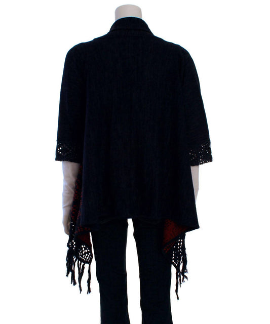 M.Rena - Oversized Open Front Cardigan