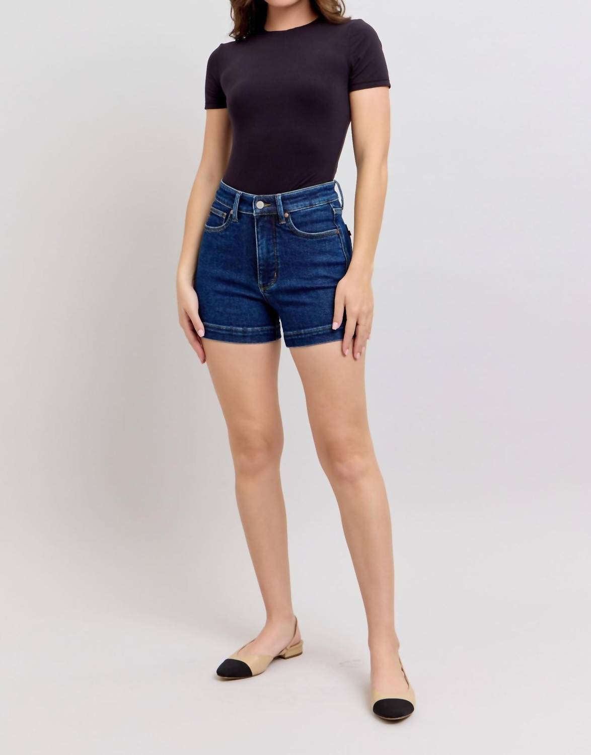 Judy Blue - High Waist Tummy Control Shorts
