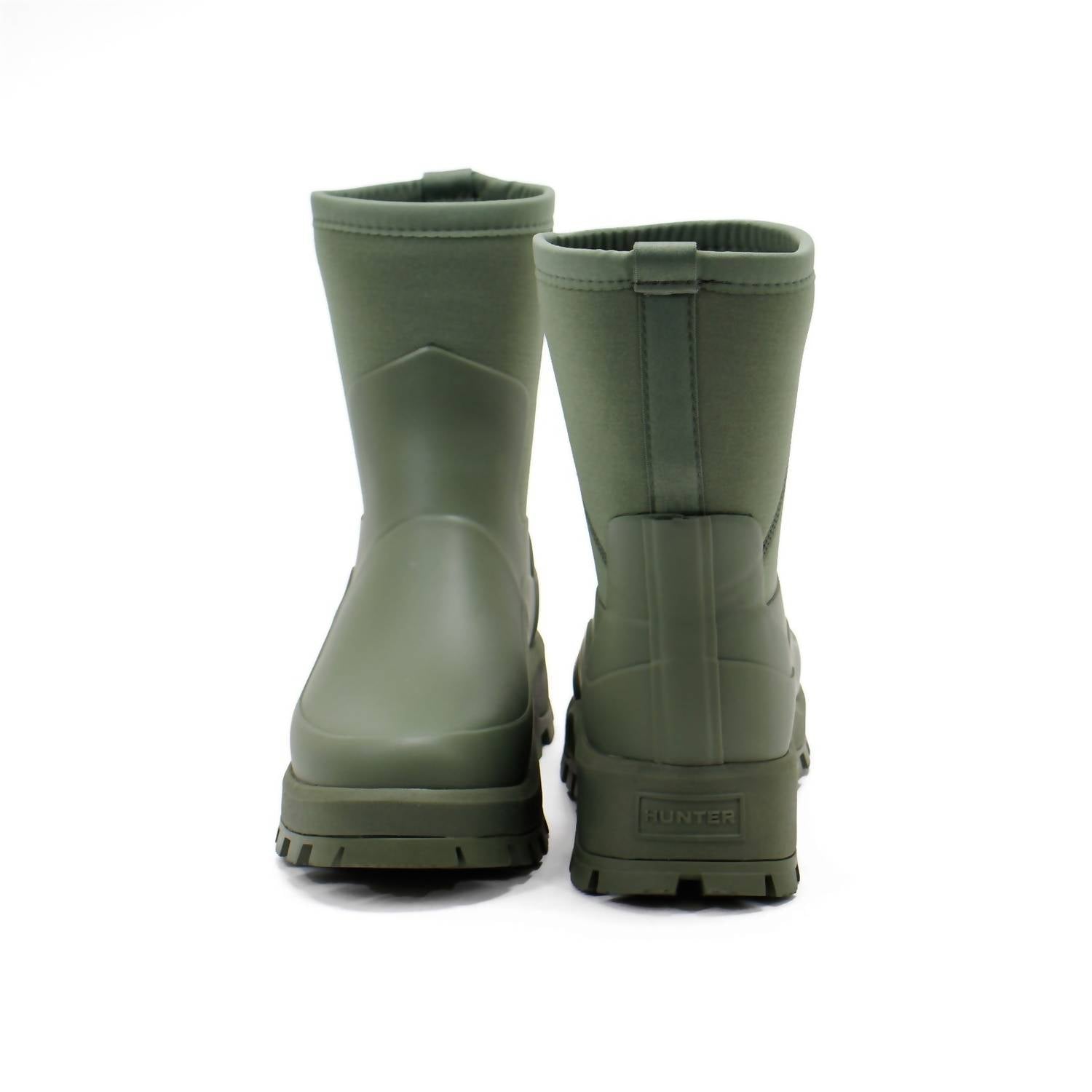 HUNTER Women's City Explorer Short Neoprene Boots in lichen green - women's shoe - view 6