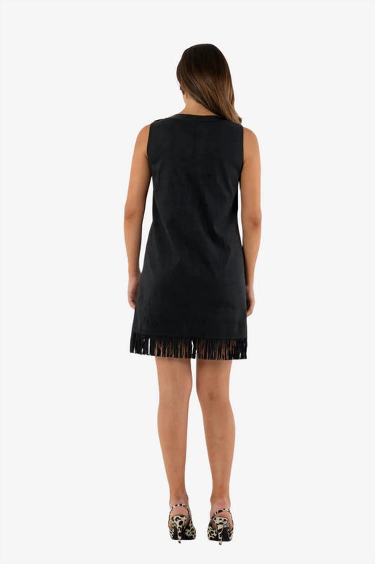 Emily Mccarthy - Tory Suede Mini Dress