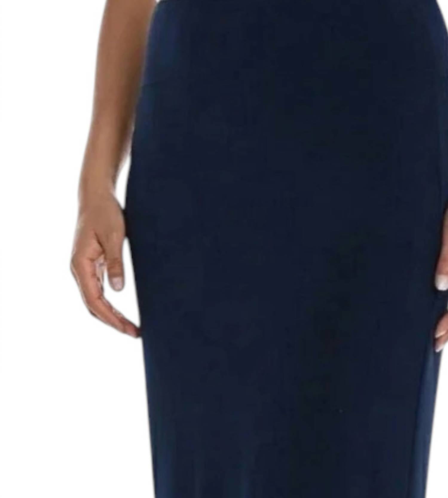 Frank Lyman - High Waist Pull On Pencil Maxi Skirt