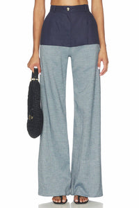 Matthew Bruch - High-waist Combo Jeans