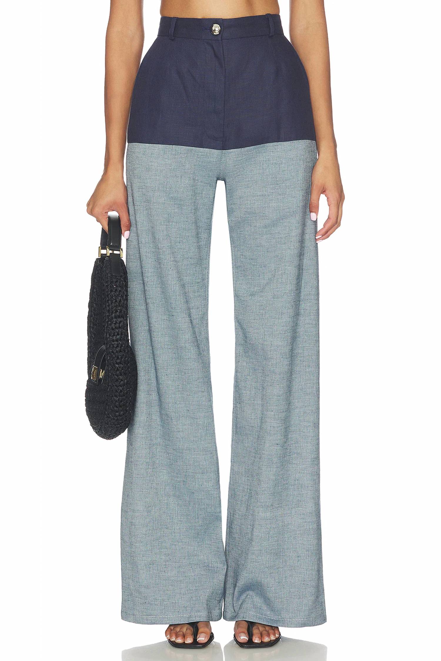 Matthew Bruch - High-waist Combo Jeans
