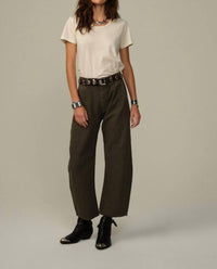 Road To Nowhere - Pilon Recycler Cotton Mid-rise Trouser
